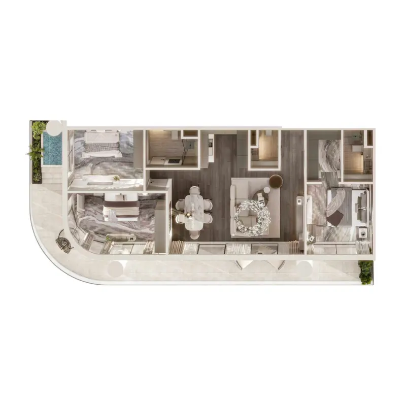 2 bedroom