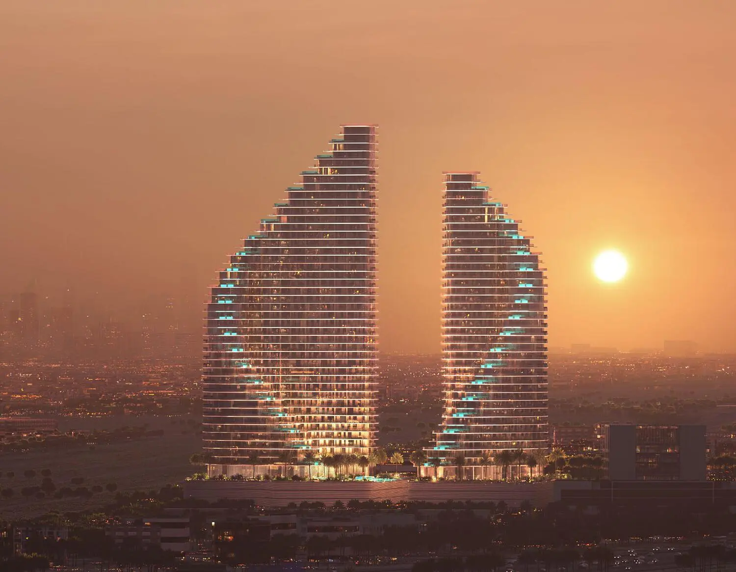 Binghatti Flare in Jumeirah Village Triangle by Binghatti - Exterior Image 4