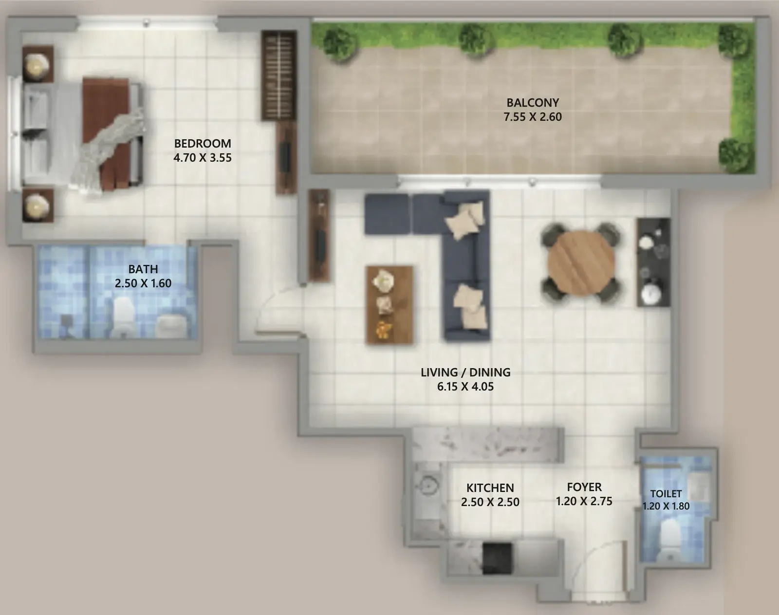 1 Bedroom apartments - Linden Residences