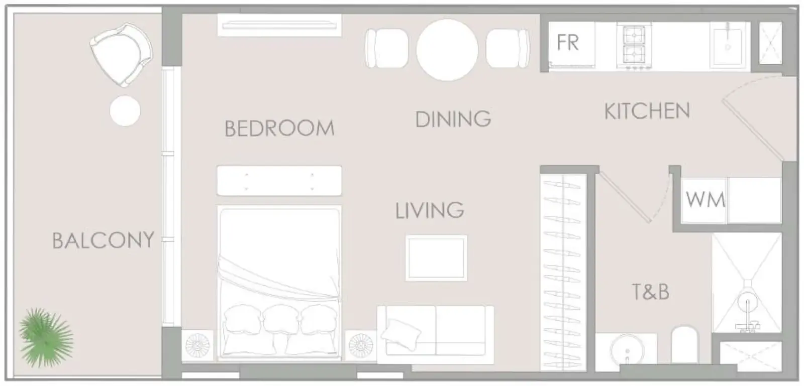 Studio apartments - IR1DIAN Park