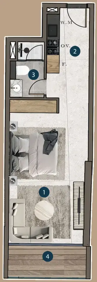 Studio apartments - Mi Casa