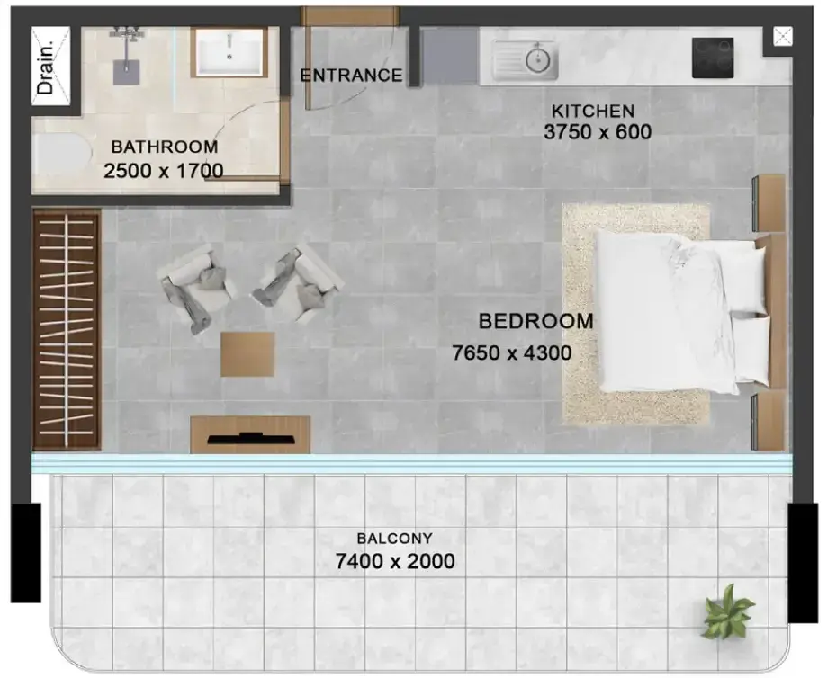 Studio apartments - Vivanti Residences by Meteora