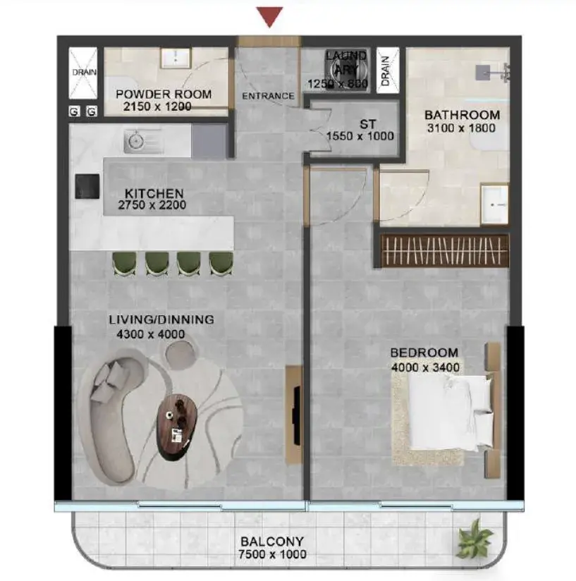 1 Bedroom apartments - Vivanti Residences by Meteora