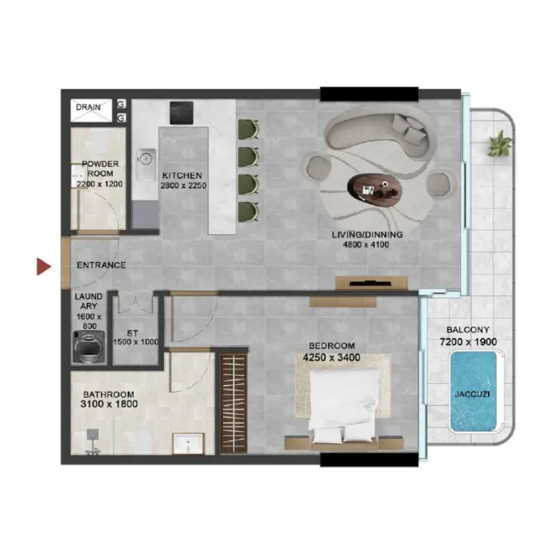 1 bedroom Apartments -  Vivanti Residences by Meteora
