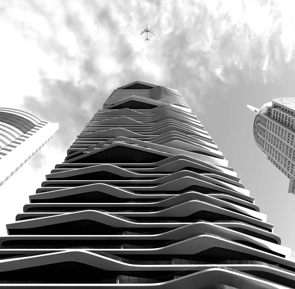 Iconic Tower in Dubai Internet City by Mered - Exterior Image 6