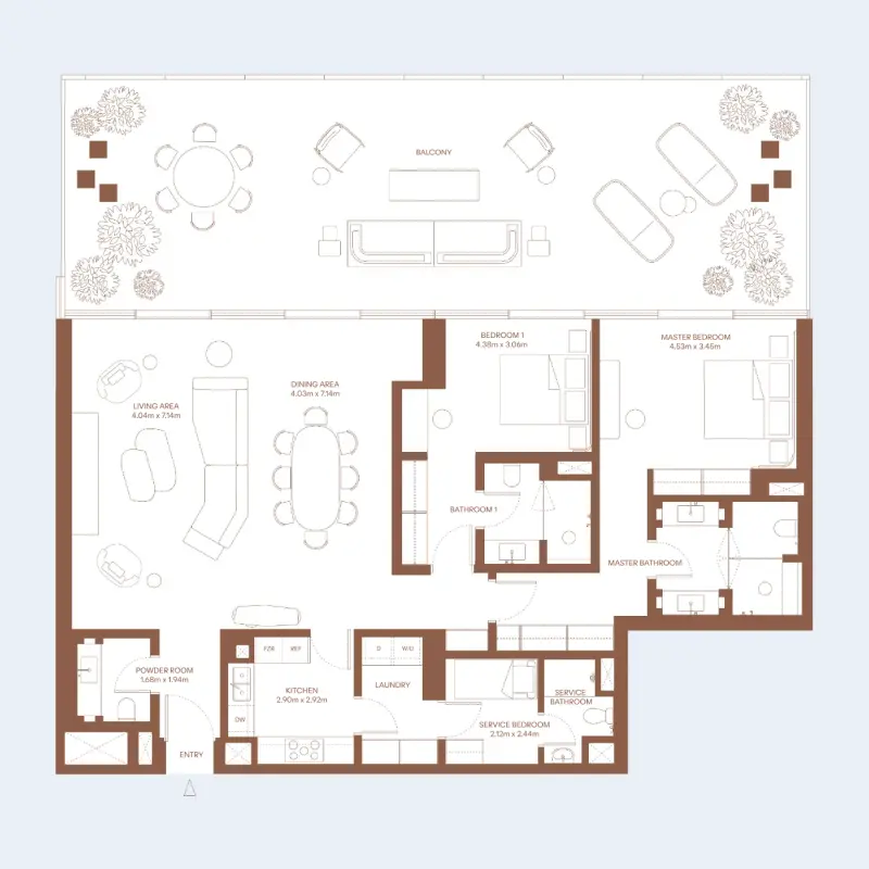 2 bedroom