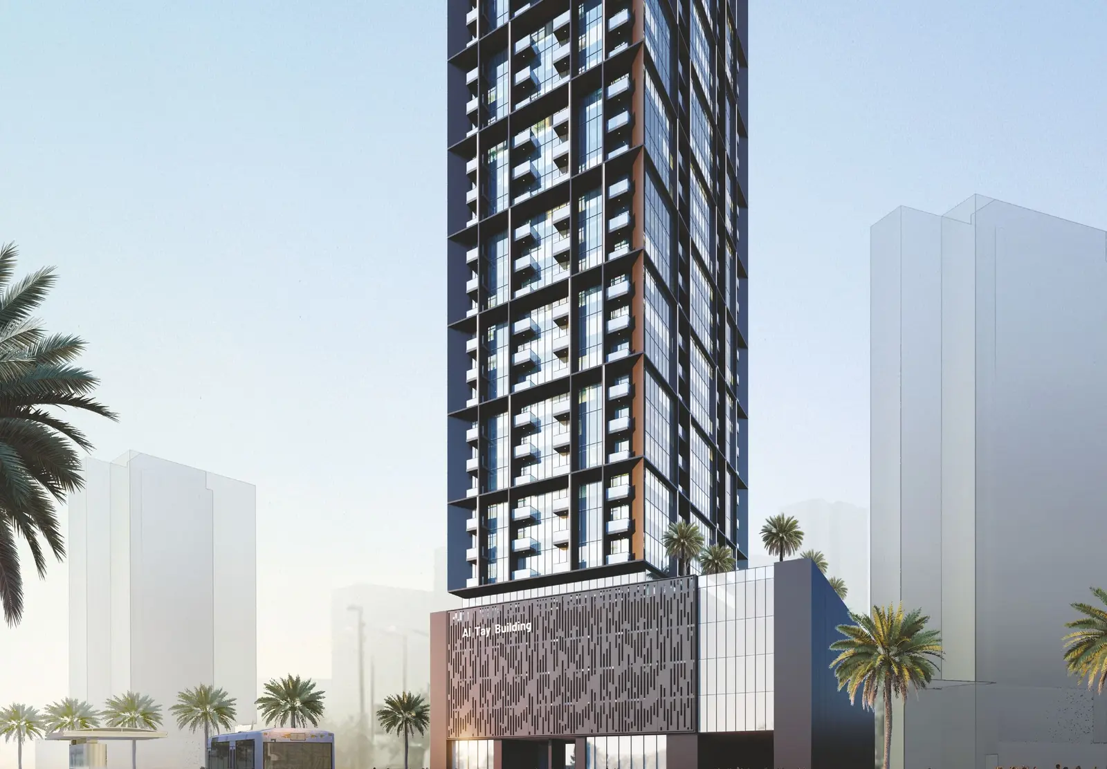 Altai Tower in Jumeirah Village Triangle by Tiger Group - Exterior Image 2