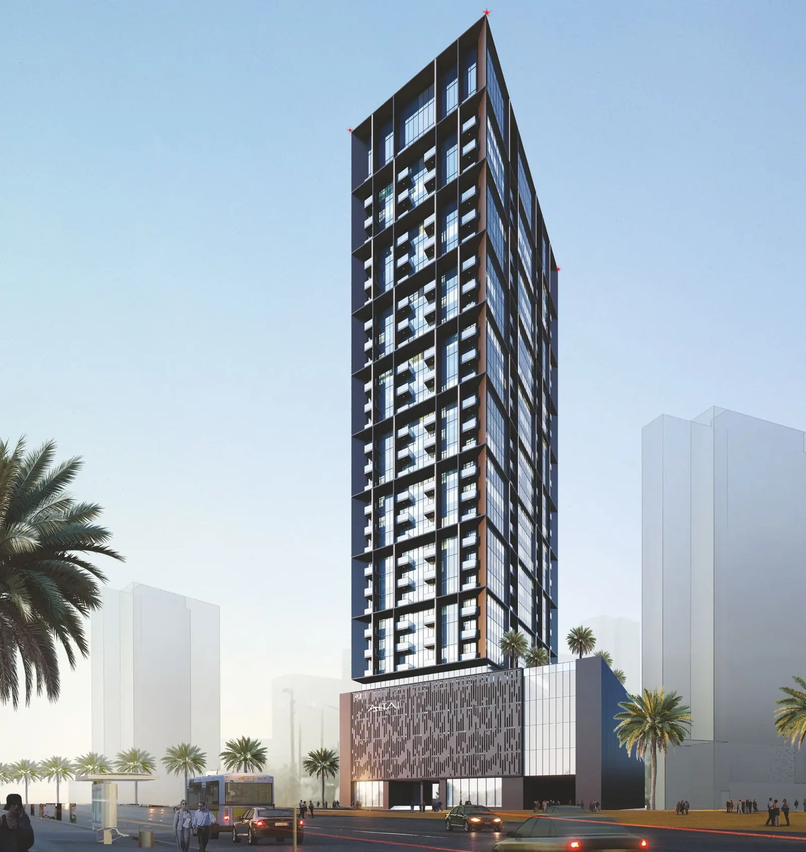 Altai Tower in Jumeirah Village Triangle by Tiger Group - Exterior Image 3