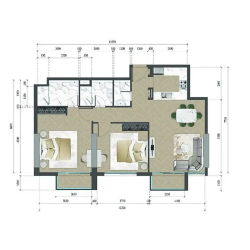 2 bedroom