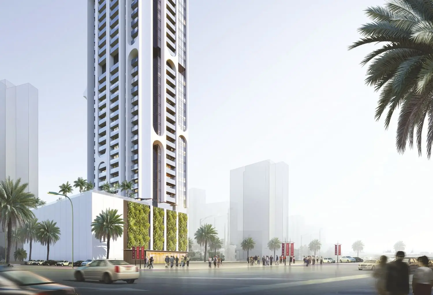 Lilium Tower in Jumeirah Village Triangle by Tiger Group - Exterior Image 1