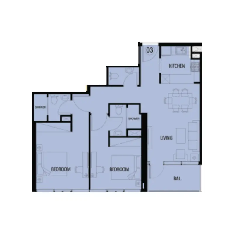 2 bedroom
