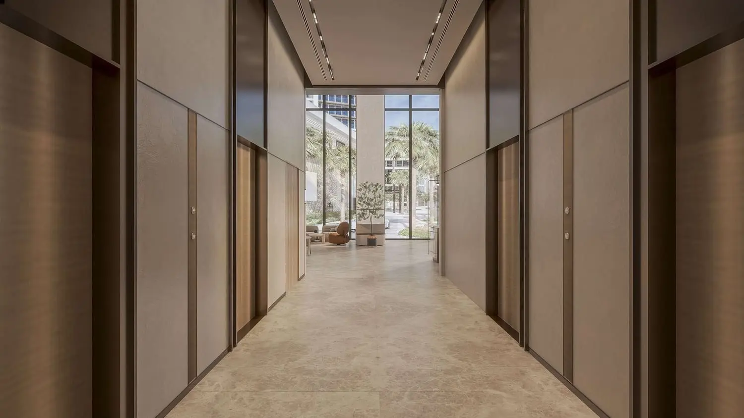 Beverly Grande in Motor City by HMB Homes Real Estate Development - Lobby Image 2