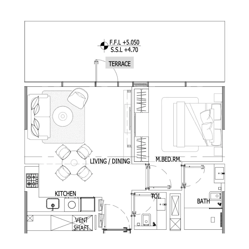 1 bedroom