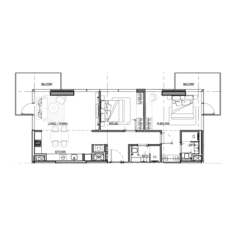 2 bedroom