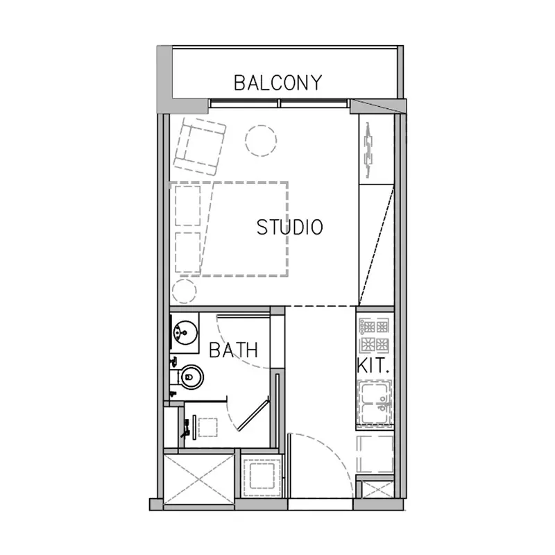 Studio floor plan