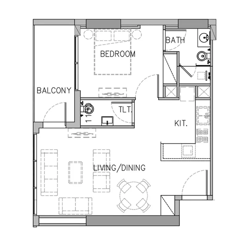1 bedroom