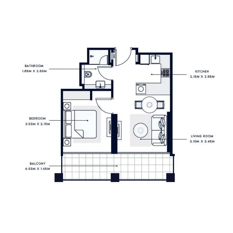 1 bedroom