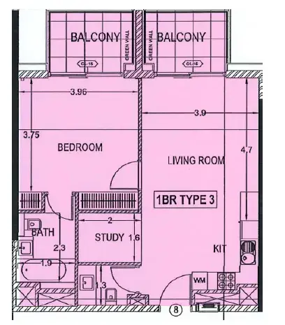 1 Bedroom apartments - Maimoon Gardens