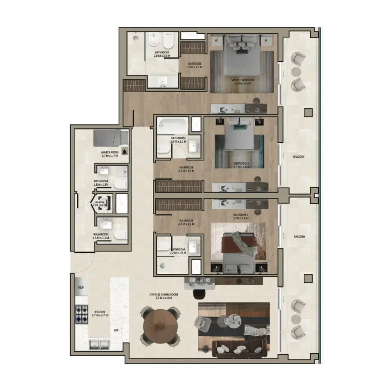 3 bedroom