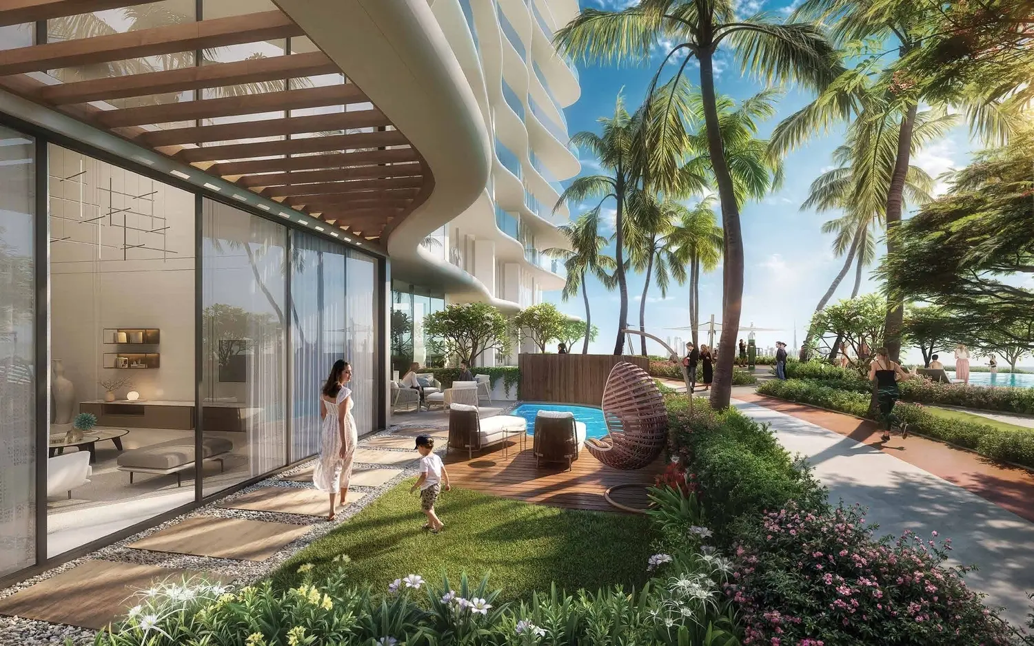 Laguna Residence in City of Arabia by One Development - Exterior Image 5