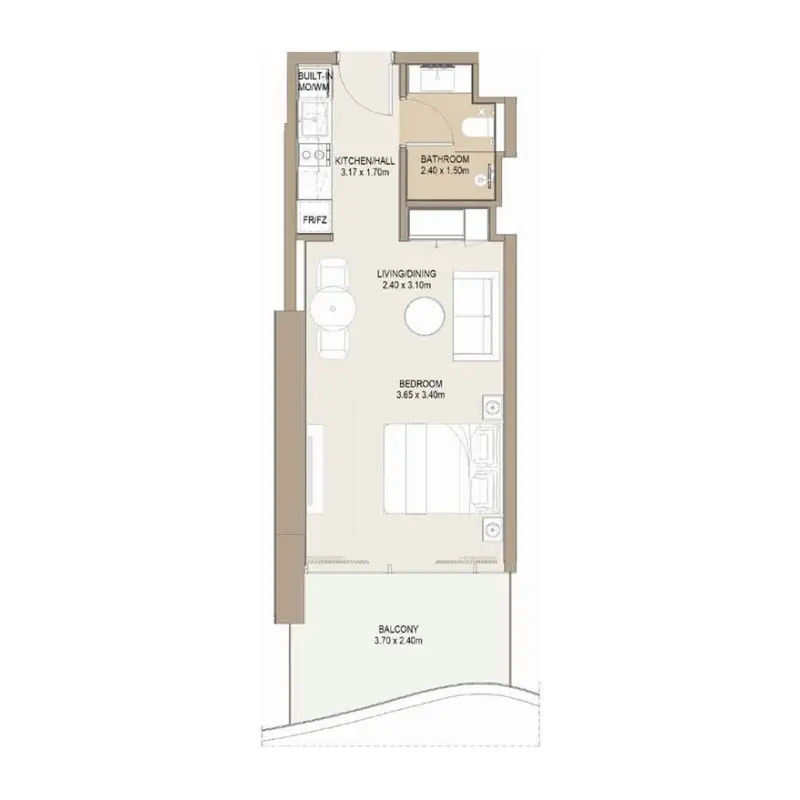 Studio floor plan