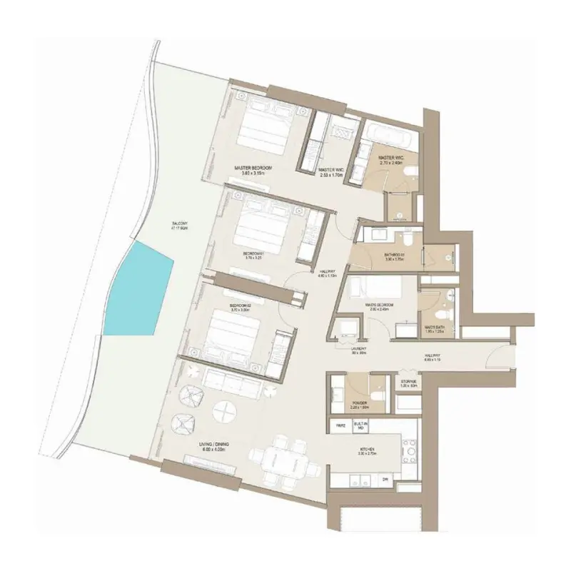 3 bedroom