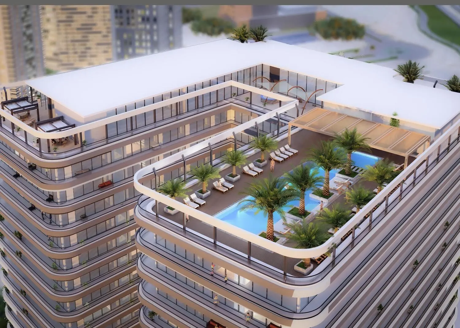 The Community Sports Arena in Dubai Sports City by AQUA Properties - Exterior Image 4