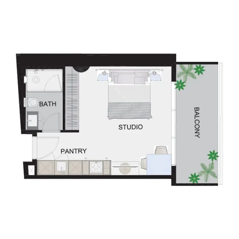 Studio floor plan