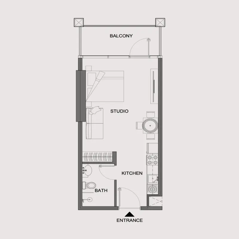 Studio floor plan