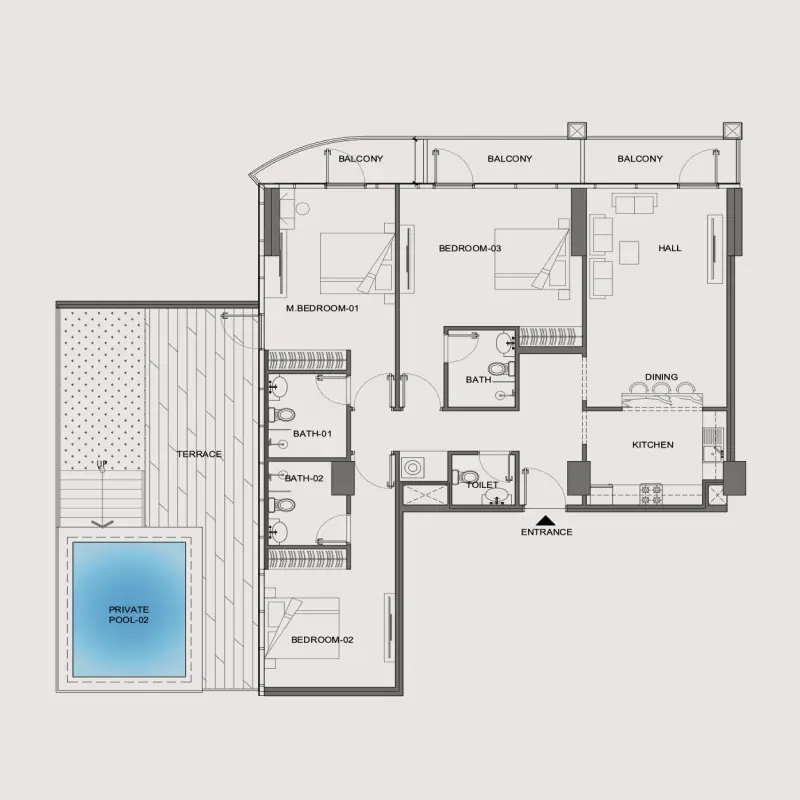 3 bedroom