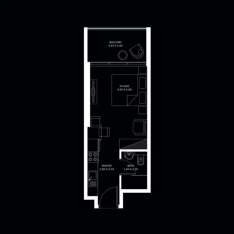 Studio floor plan
