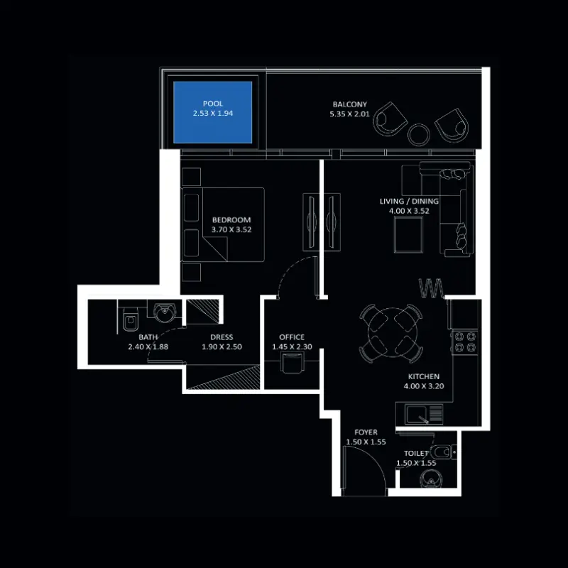 1 bedroom