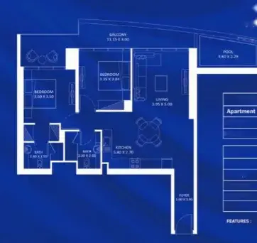2 Bedrooms apartments - Fashionz