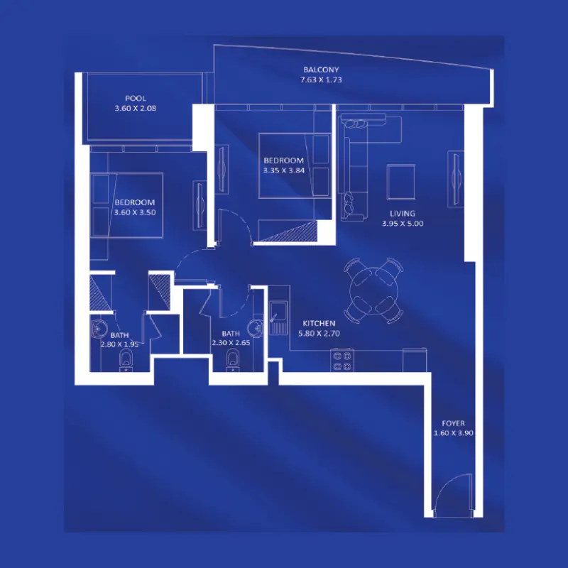2 bedroom