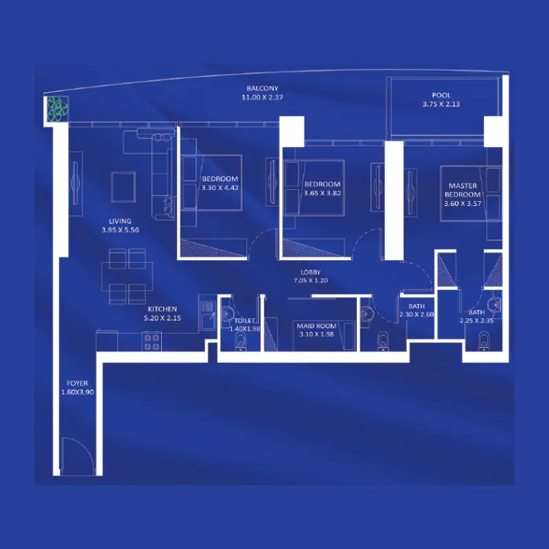 3 bedroom