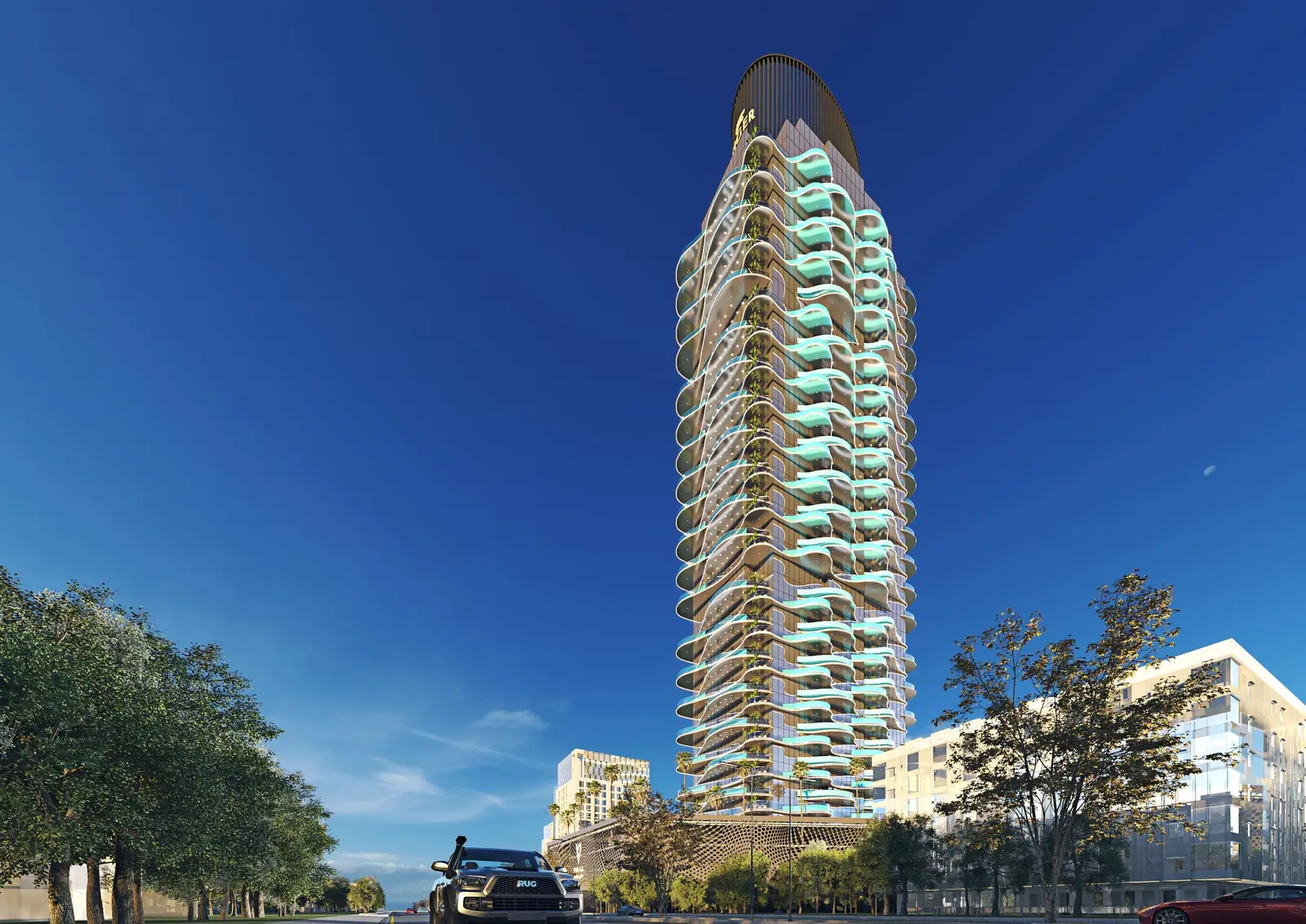 Volga Tower in Jumeirah Village Triangle by Tiger Group - Exterior Image 2