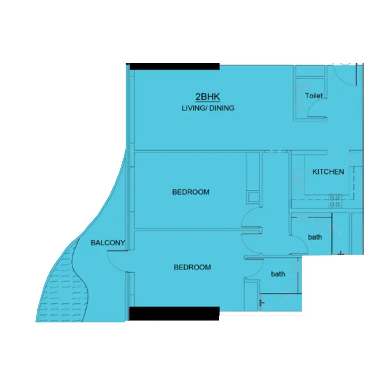 2 bedroom