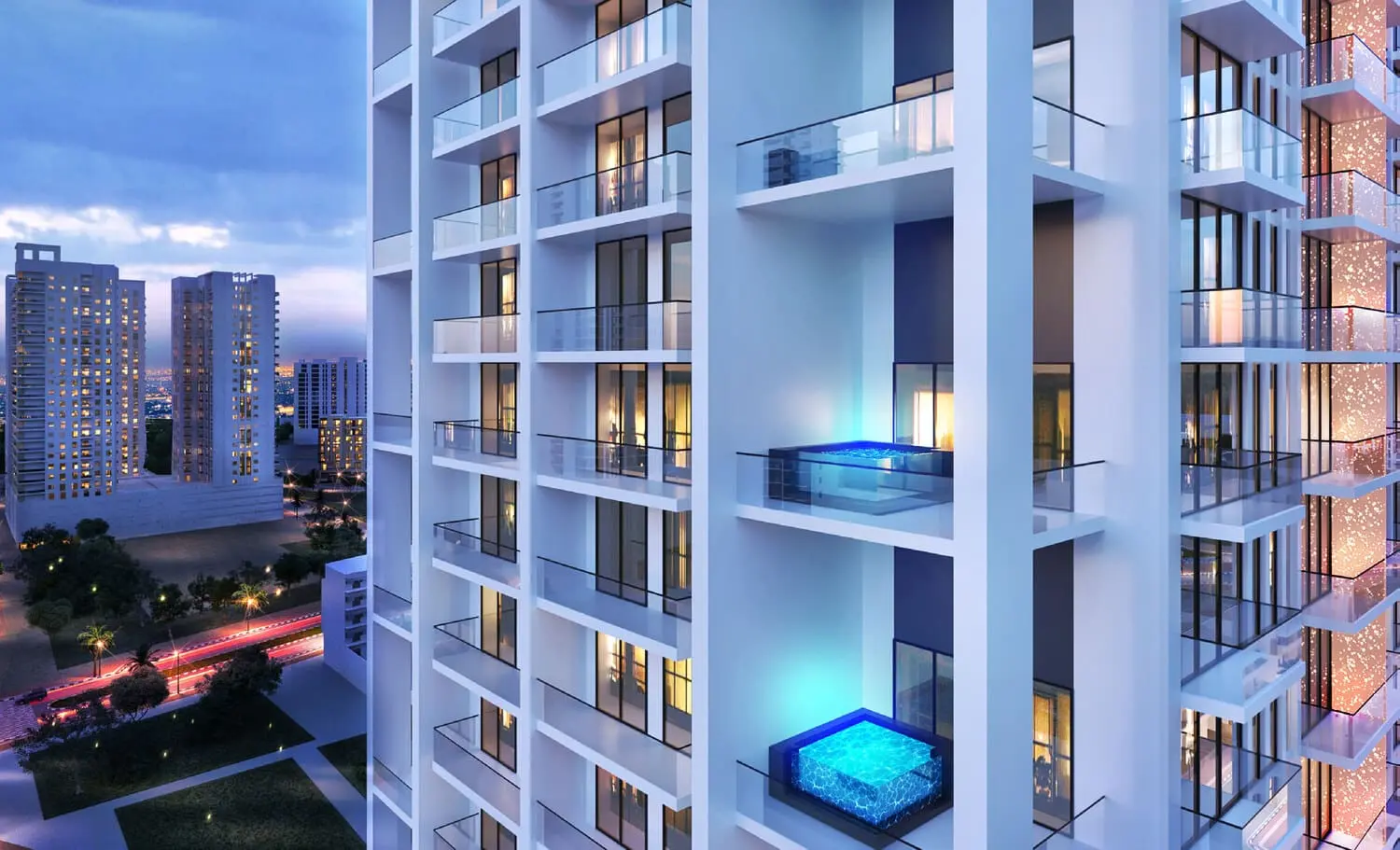 Binghatti Tulip in Jumeirah Village Circle (JVC) by Binghatti - Exterior Image 4