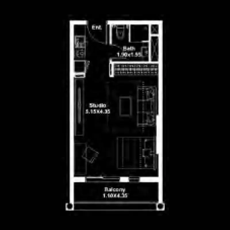 Studio floor plan