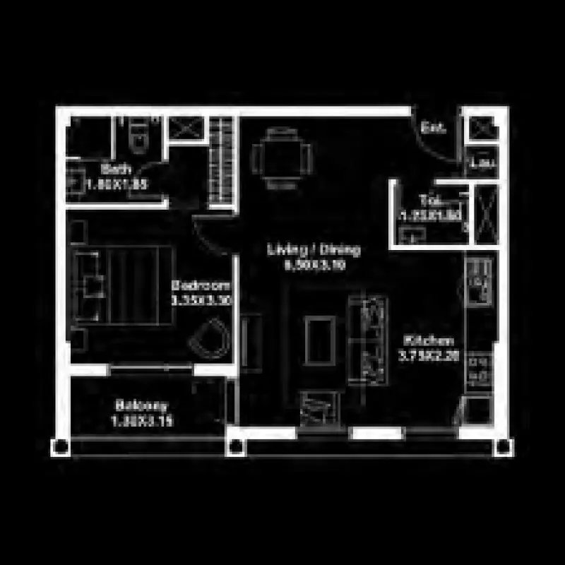 1 bedroom