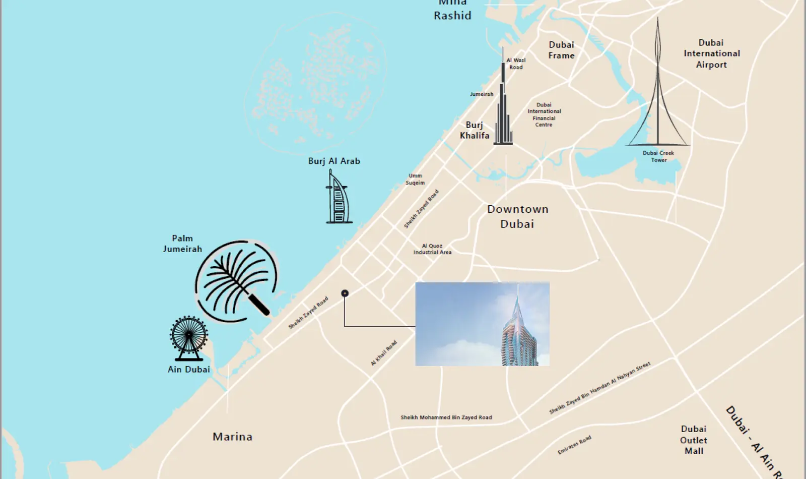 Fairmont Residences Dubai Skyline Master Plan