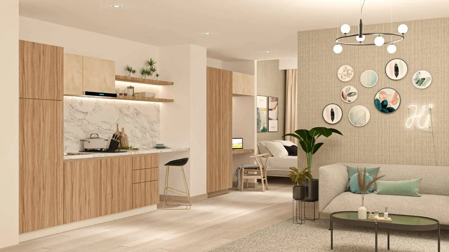 Aura Residences in Jumeirah Village Circle (JVC) by Grovy Developers - Interior Image 6