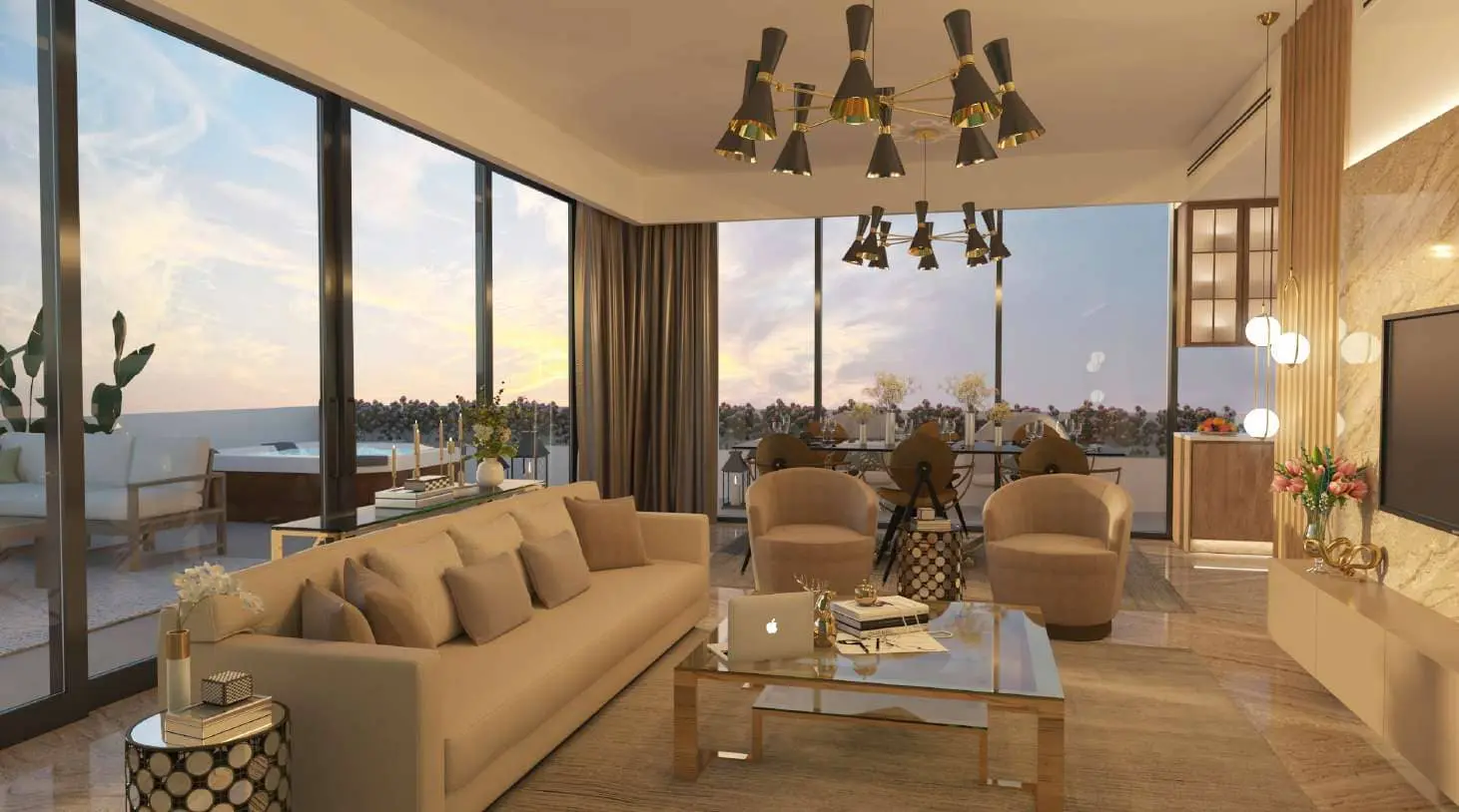 Aura Residences in Jumeirah Village Circle (JVC) by Grovy Developers - Interior Image 7