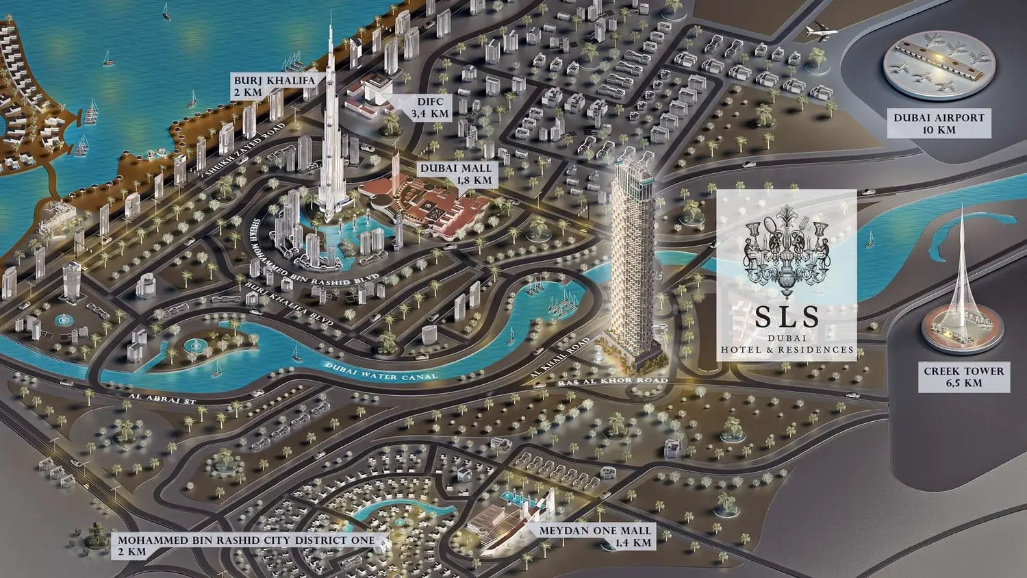 SLS Dubai Hotels and Residences Master Plan