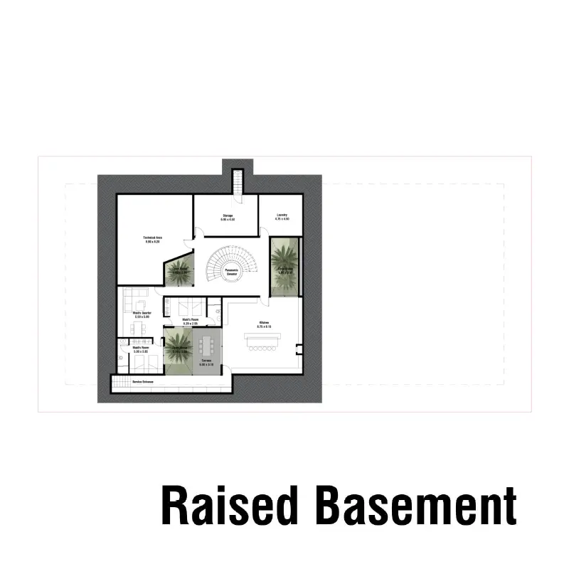 6 bedroom floor plan