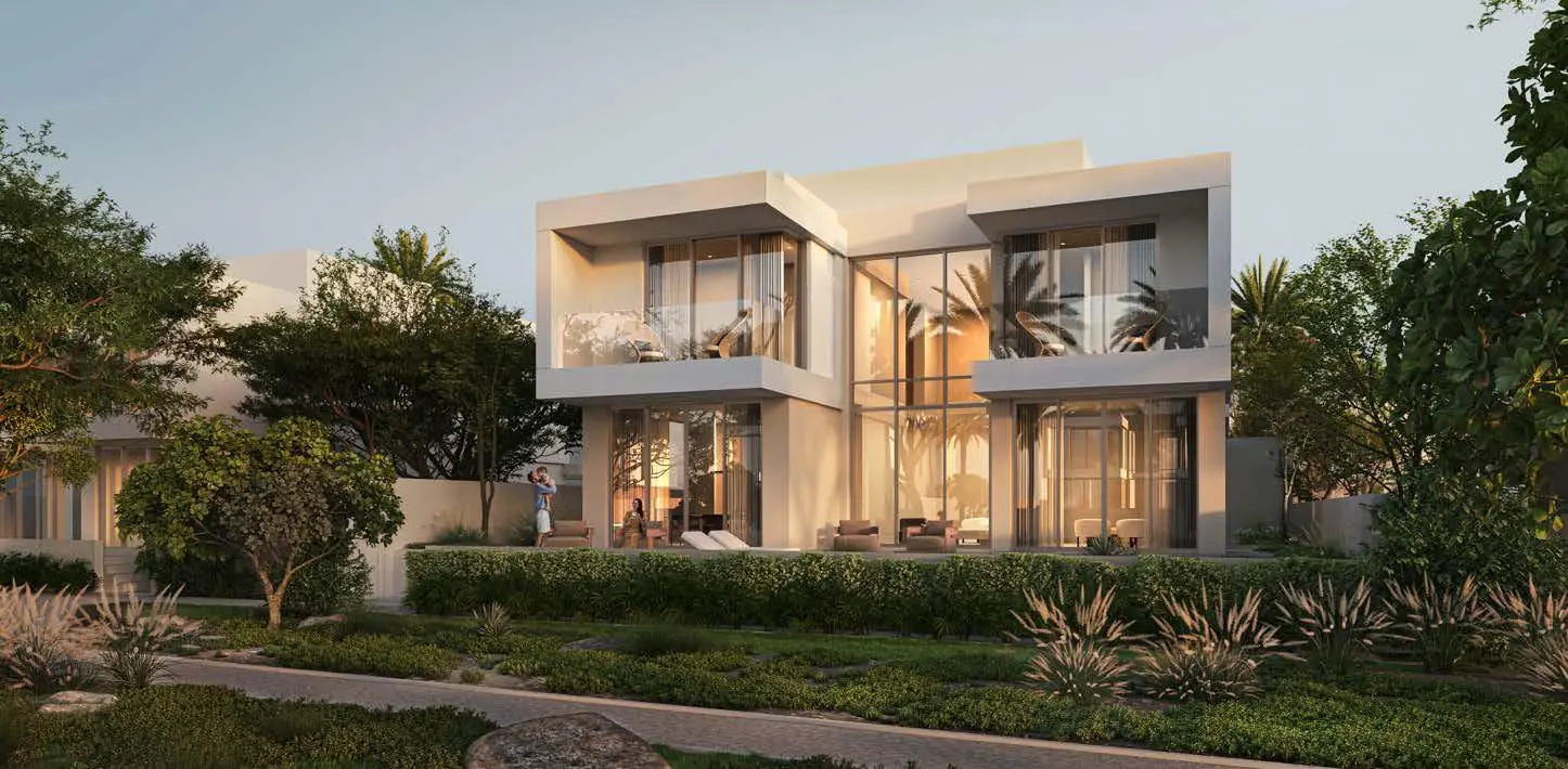 Luxury standalone villa exterior at Bayn Villas ORA Dubai