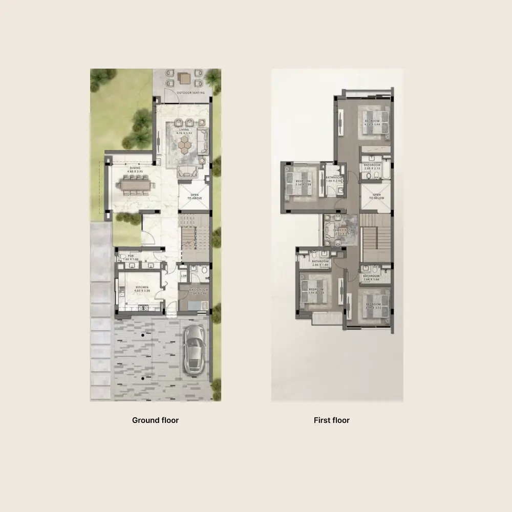 4 bedroom floor plan