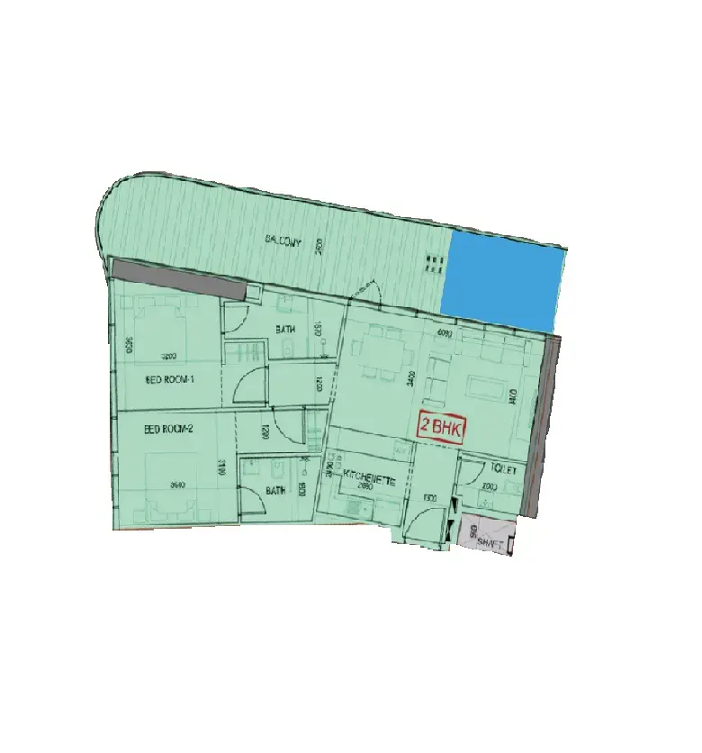 2 Bedrooms apartments - Samana Lake Views 2