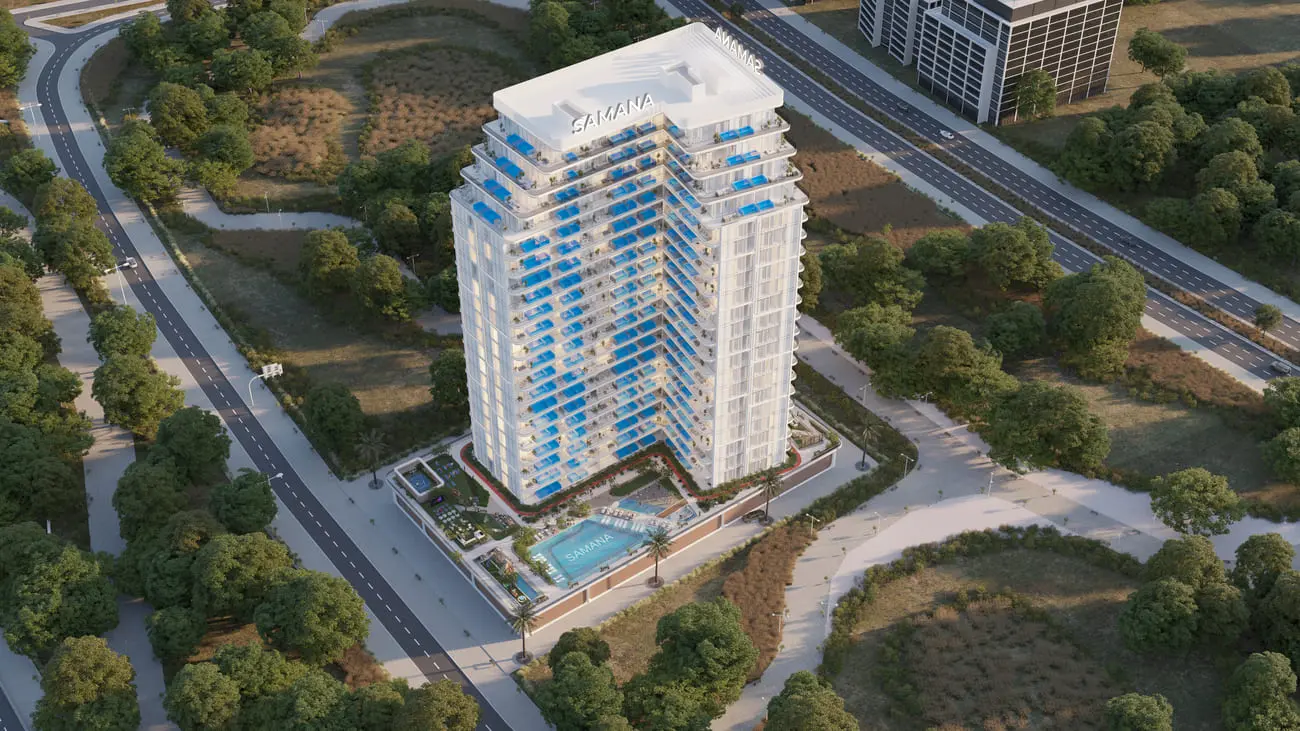 Samana Lake Views 2 in Dubai Production City by Samana - Exterior Image 1