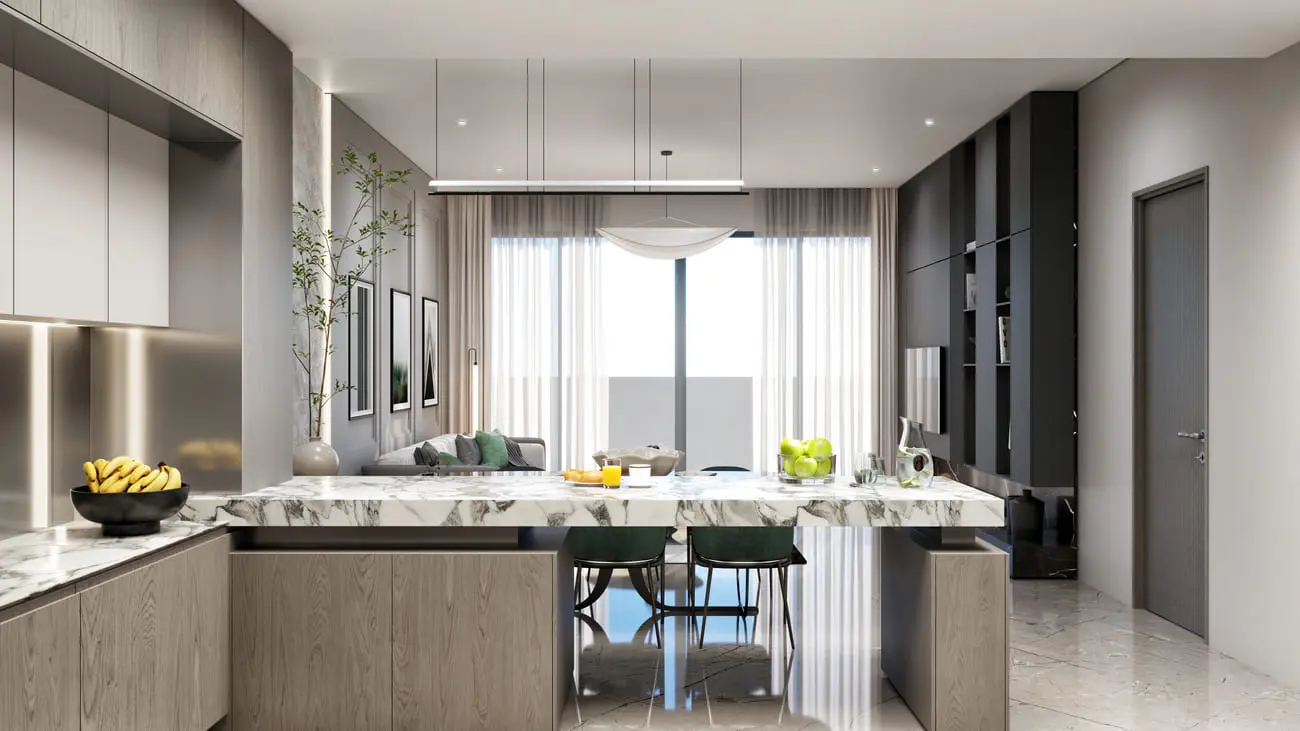 Samana Lake Views 2 in Dubai Production City by Samana - Interior Image 1